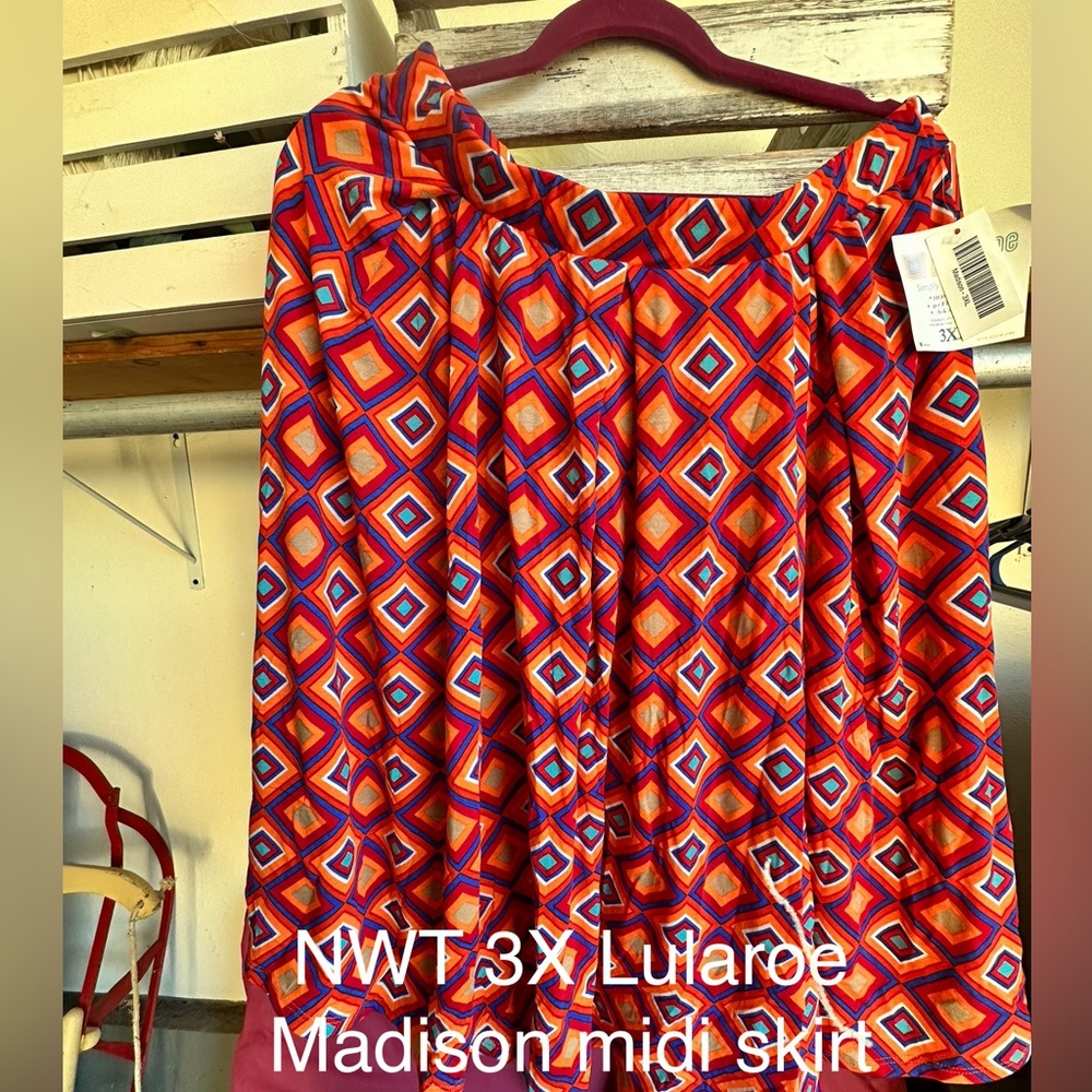 Lularoe midi skirt knee length NWT